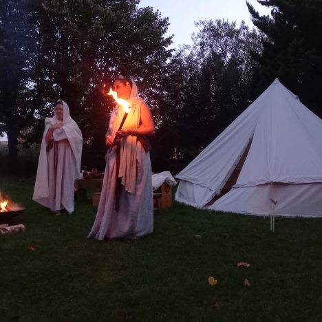 Tegel met pootafdruk ophalen