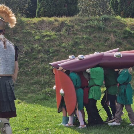 Terugblik op een Romeinse zomer: onthulling Romeinse muurschildering